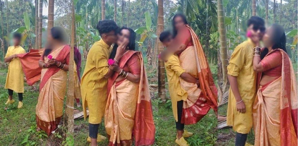 শিক্ষা সফরে গিয়ে অন্তরঙ্গ ফটোশুট শিক্ষিকার