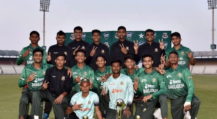 ১৫ বছর পর পাকিস্তানের মাটিতে টাইগার যুবাদের সিরিজ জয়