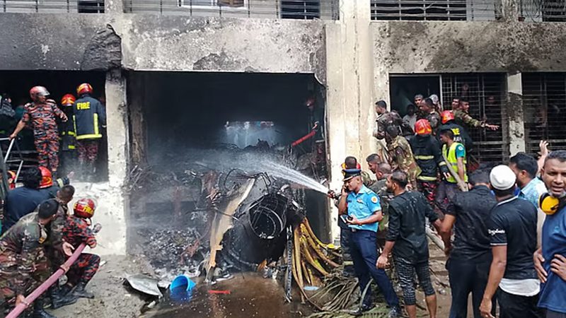 মাইলস্টোনে বিমান বিধ্বস্তে নিহত বেড়ে ৩১