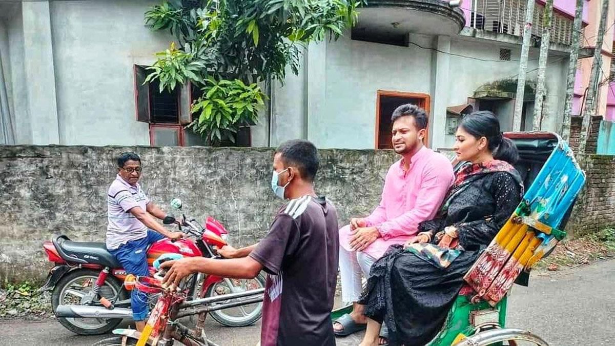 মাগুরায় পরিবার নিয়ে ব্যস্ত সময় পার করছেন সাকিব