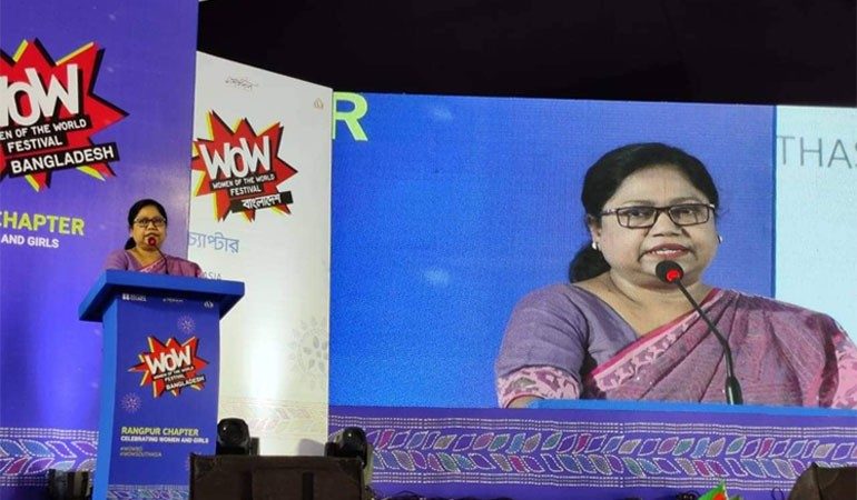 বেরোবিতে 'উইমেন অফ দ্যা ওয়ার্ল্ড'র উৎসব উদযাপন