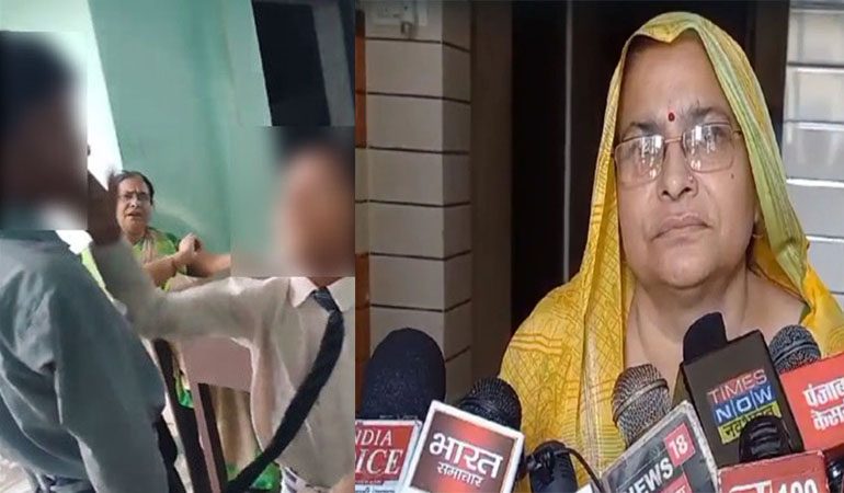 ভিডিও:মুসলিম হওয়ায় সহপাঠীদের দিয়ে শিশুকে পেটালেন শিক্ষিকা!