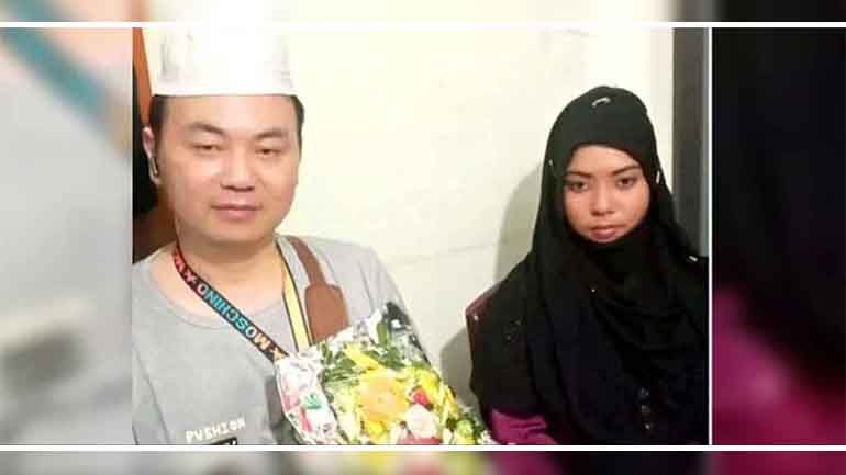 প্রেমের টানে চীনা যুবক নাটোরে