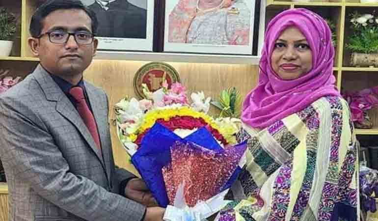 কিশোরগঞ্জের হোসেনপুরে নতুন ইউএনও অনিন্দ্য মণ্ডল'র যোগদান