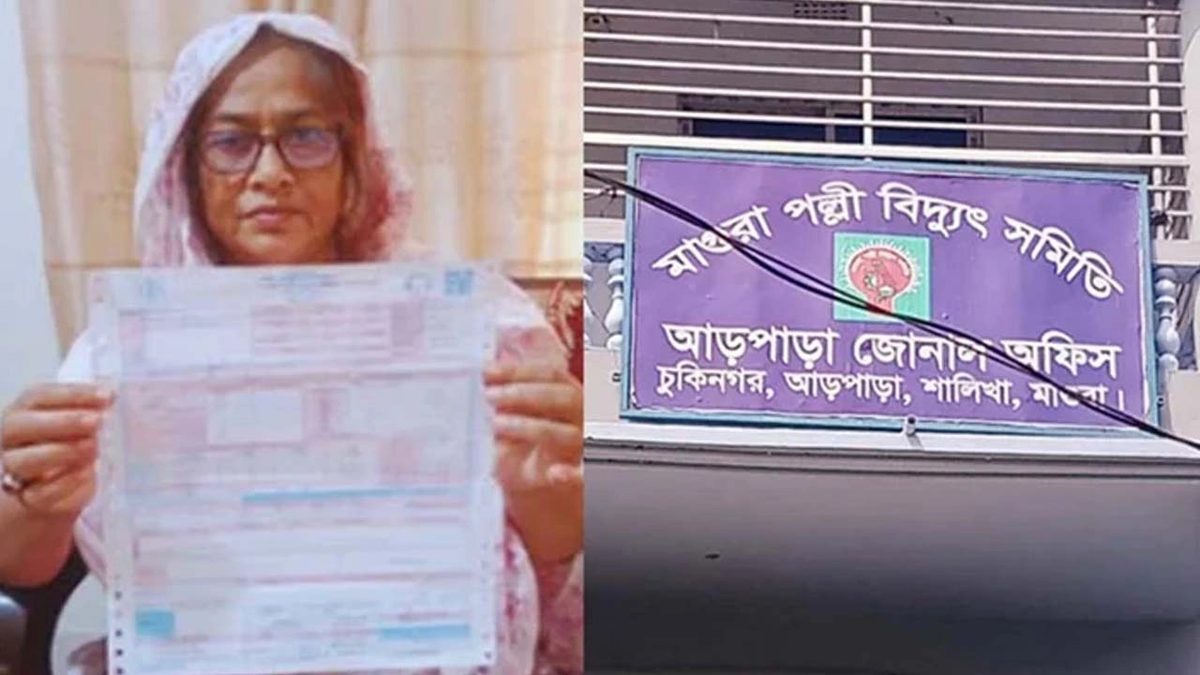 ২৩৫ ইউনিট বিদ্যুৎ ব্যবহারে বিল এসেছে ৫০৬ কোটি টাকা